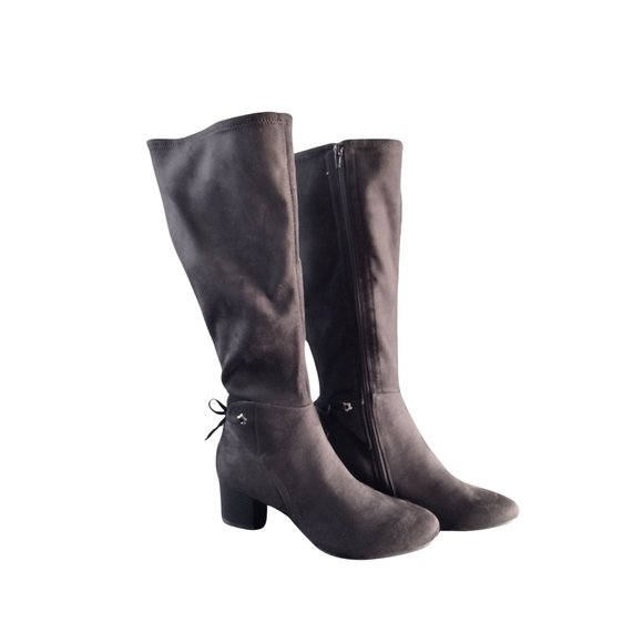 CHARTER CLUB Womens Black Jaccque Almond Toe Block‎ Heel Riding Boot Size 10 NIB - Picture 3 of 5